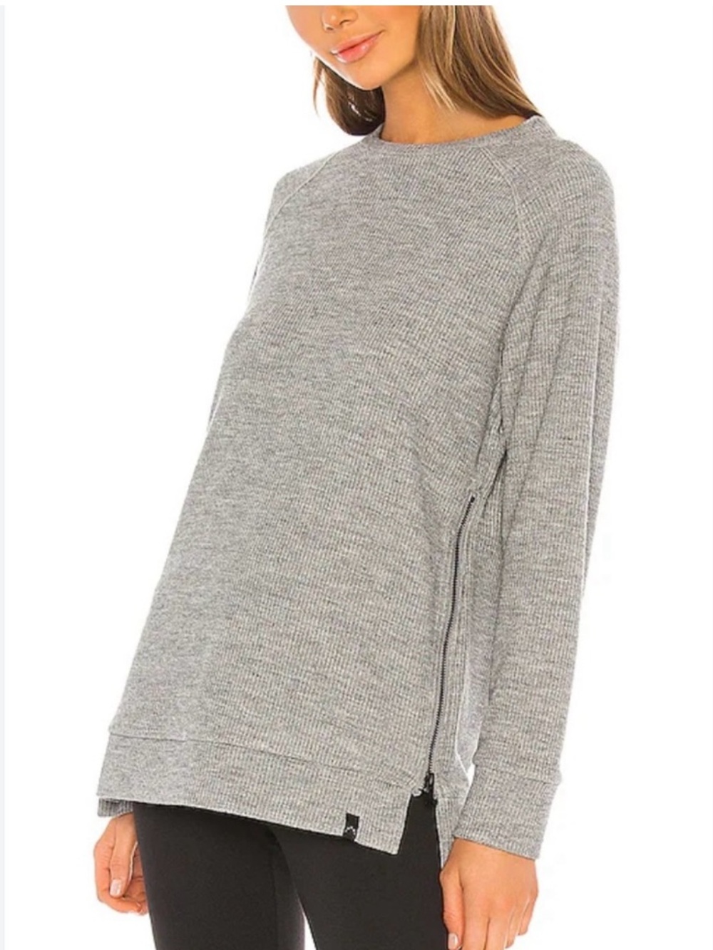 Varley Gray Sienna Sweater - Large